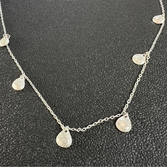 8 Piece Jewelry Lot Boho Necklaces, Earrings, Silver Bracelet, Fashion Leaf Ring - Picture 8 of 14